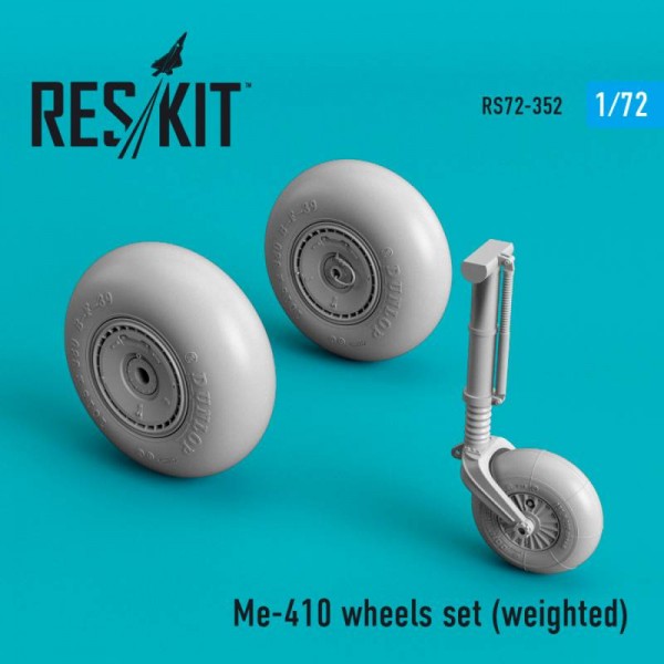 RS72-0352   Me-410 wheels set (weighted) (1/72) (thumb67205)