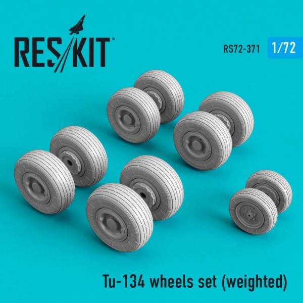 RS72-0371   Tu-134 wheels set (weighted) (1/72) (thumb67237)