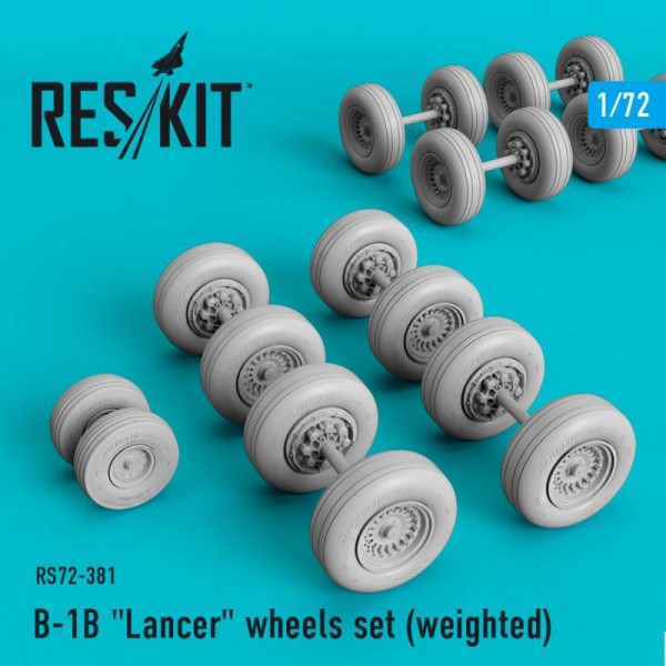 RS72-0381   B-1B "Lancer" wheels set (weighted) (1/72) (thumb67245)
