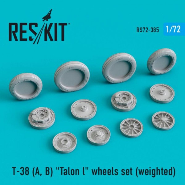 RS72-0385   T-38 (A, B) "Talon l" wheels set (weighted) (1/72) (thumb67253)