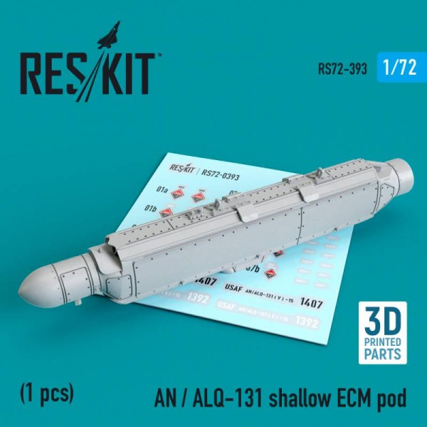 RS72-0393   AN / ALQ-131 shallow ECM pod (3D Printing) (1/72) (thumb67267)