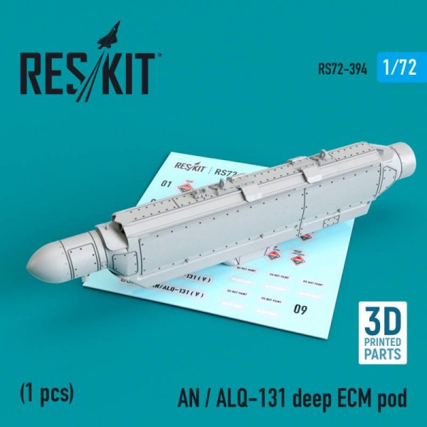 RS72-0394   AN / ALQ-131 deep ECM pod (3D Printing) (1/72) (thumb67269)