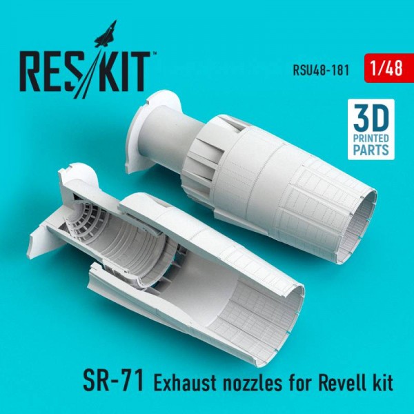 RSU48-0181   SR-71 "Blackbird" exhaust nozzles for Revell kit (1/48) (thumb67083)