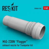 RSU48-0183   MiG-23BN «Flogger» exhaust nozzle for Trumpeter kit (1/48) (attach1 67087)