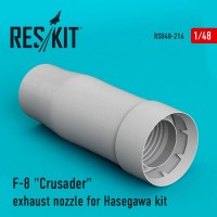 RSU48-0216   F-8 «Crusader» exhaust nozzle for Hasegawa kit (1/48) (attach1 67125)