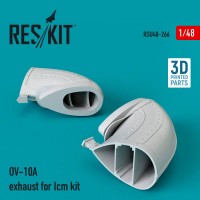 RSU48-0266   OV-10A exhaust for Icm kit (3D Printing) (1/48) (thumb67153)