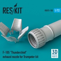 RSU72-0130   F-105 «Thunderchief» exhaust nozzle for Trumpeter kit (1/72) (attach1 67281)
