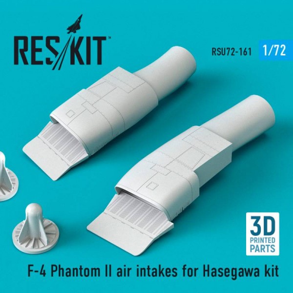 RSU72-0161   F-4 "Phantom II" air intakes for Hasegawa kit (3D printing) (1/72) (thumb67284)