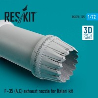 RSU72-0175   F-35 (A,C)  «Lightning II» exhaust nozzle for Italeri kit (1/72) (attach1 67286)