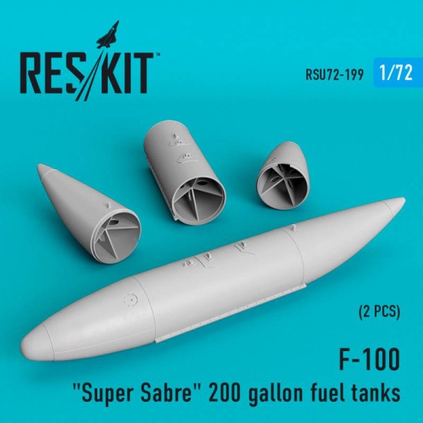 RSU72-0199   F-100 "Super Sabre" 200 gallon fuel tanks (1/72) (thumb67320)