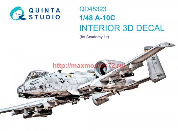 QD48323   3D Декаль интерьера кабины A-10C (Academy) (thumb70735)