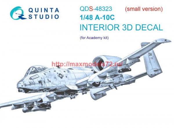 QDS-48323   3D Декаль интерьера кабины A-10C (Academy) (Малая версия) (thumb70739)
