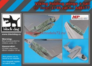 BDA48177   1/48 Viking folding wings+tail (thumb72552)