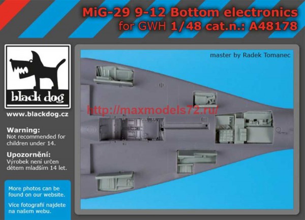 BDA48178   1/48 Mig-29 9-12 bottom electric (thumb72557)