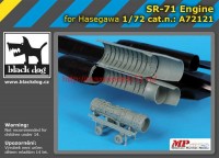 BDA72121   1/72 SR-71 engine (thumb72542)