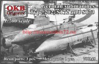 OKBN700145DP   German submarines Type 202, S172 and S173 (thumb74016)