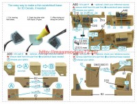 QD35039   3D Декаль интерьера кабины для семейства HUMVEE (Tamiya) (attach3 71269)