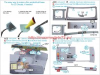 QD35040   3D Декаль интерьера кабины UAZ-452 (Zvezda) (attach3 71274)