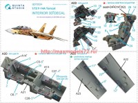 QD72024   3D Декаль интерьера кабины F-14A (Academy) (attach1 68342)