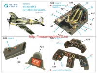 QD72044   3D Декаль интерьера Fw 190A-5 (Eduard) (attach1 68442)