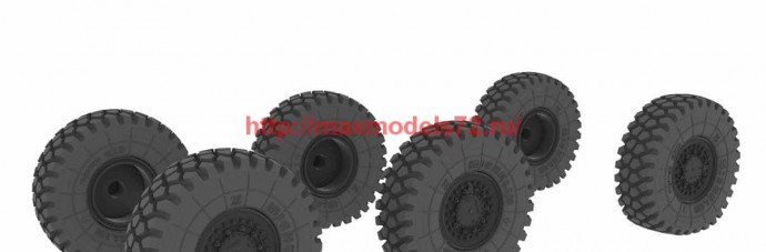SGf72264 1:72 Комплект колес для К-63968 "Тайфун" (xzl, нагруженные, ZVEZDA) (thumb70405)