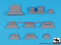 BDT72151   1/72  M4A1 Halftrack accessories (attach3 72532)