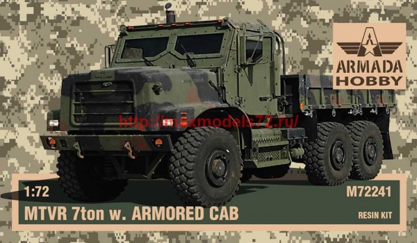 AMM72241   MTVR 7ton MILITARY TRUCK w. ARMORED CAG (thumb71987)