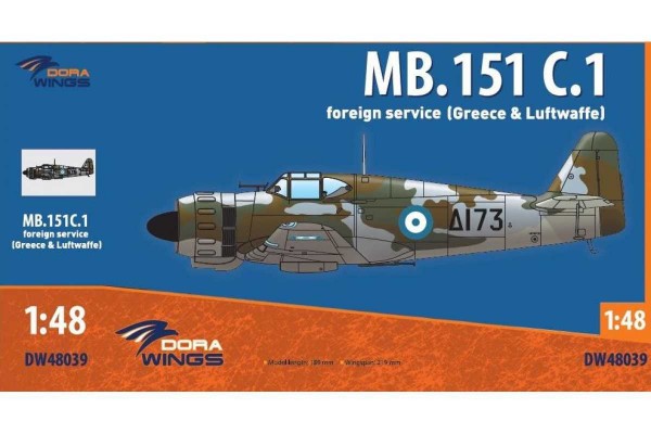 DW48039   Bloch MB.151 foreign service (1/48) (thumb73385)