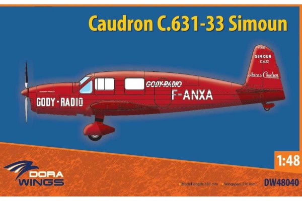 DW48040   Caudron C.631/633 Simoun (1/48) (thumb73389)