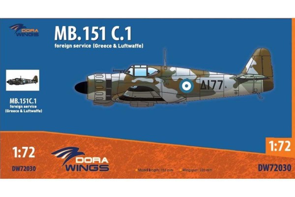 DW72030   Bloch MB.151 foreign service (1/72) (thumb73446)