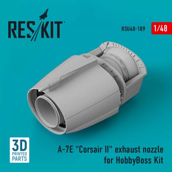 RSU48-0189   A-7E «Corsair II» exhaust nozzle for HobbyBoss Kit (3D printing) (1/48) (thumb73163)