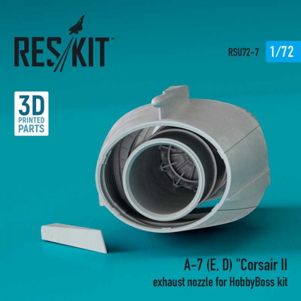 RSU72-0007   A-7 (E,D) "Corsair II exhaust nozzle for HobbyBoss kit (3D Printing) (1/72) (thumb73308)