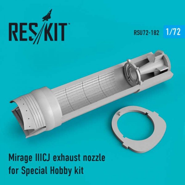 RSU72-0182   Mirage IIICJ exhaust nozzle for Special Hobby kit (1/72) (thumb73317)