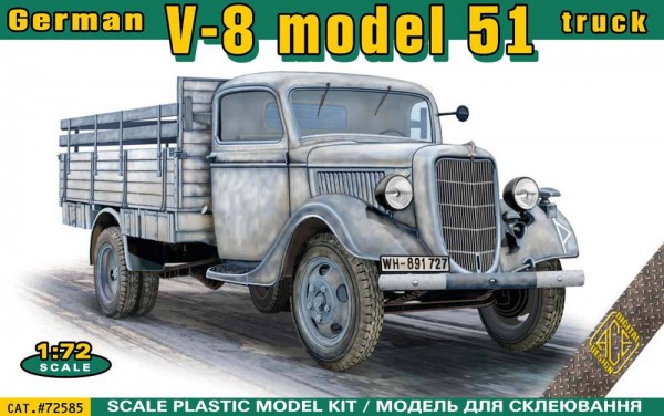 ACE72585   German V-8 model 51 truck (thumb79645)