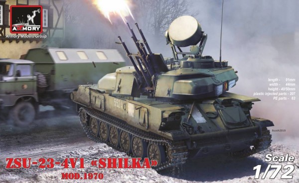 AR72443   ZSU-23-4V1 "Shilka" mod.1970, Soviet SPAAG (1/72) (thumb80974)