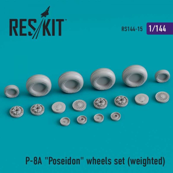 RS144-0015   P-8A "Poseidon" wheels set (weighted) (1/144) (thumb73348)