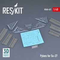 RS48-0421   Pylons for Su-27 (1/48) (attach1 73135)