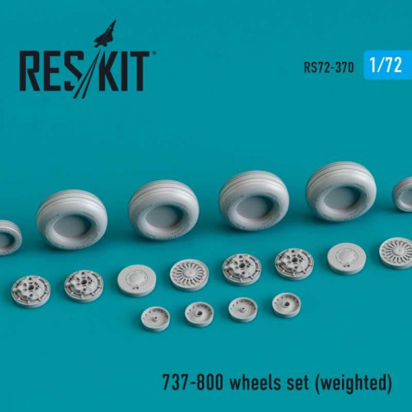 RS72-0370   737-800 wheels set (weighted) (1/72) (thumb73250)