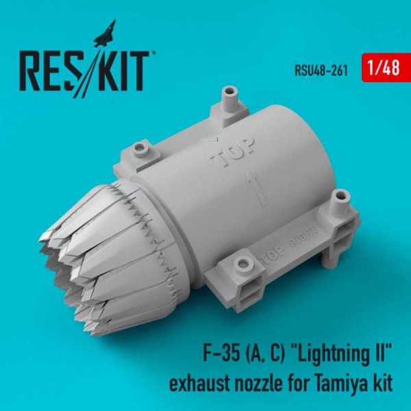 RSU48-0261   F-35 (A, C) "Lightning II" exhaust nozzle for Tamiya kit (1/48) (thumb73213)