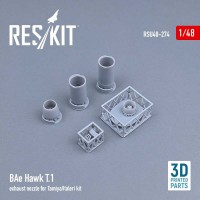 RSU48-0274   BAe Hawk T.1 exhaust nozzle for Tamiya/Italeri kit (3D printing) (1/48) (attach1 73224)