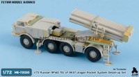 TetraME-72030   1/72 Russian 9P140 TEL of 9K57 Uragan Rocket System Detail-up Set (for Trumpeter) (attach8 77057)