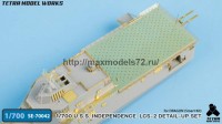 TetraSE-70042   1/700 USS Independence LCS-2 Detail-up Set (Dragon_smart kit) (attach8 77078)