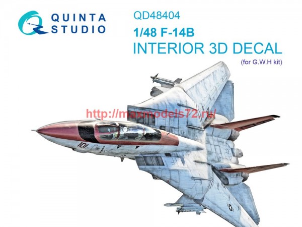 QD48404   3D Декаль интерьера кабины F-14B (GWH) (thumb75162)
