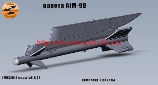 KMR32018   Ракета AIM-9B 4 шт. комплект (thumb76187)