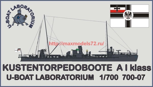 UBL700-07   Kustentorpedoboote A 1 klass 1/700 (thumb76341)