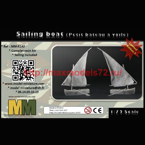 MM-R142   Sailing Boat (petit bateau ? voile) (thumb75449)