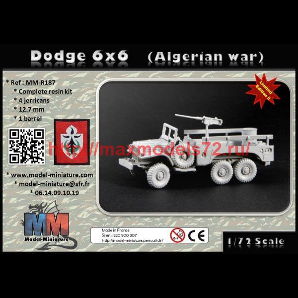 MM-R187   Dodge 6x6 (Algerian war) (thumb75514)