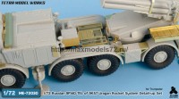 TetraME-72030   1/72 Russian 9P140 TEL of 9K57 Uragan Rocket System Detail-up Set (for Trumpeter) (attach5 77057)