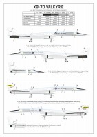 AR14701   XB-70 Valkyrie US Experimental Supersonic Strategic Bomber (1/144) (attach8 81105)