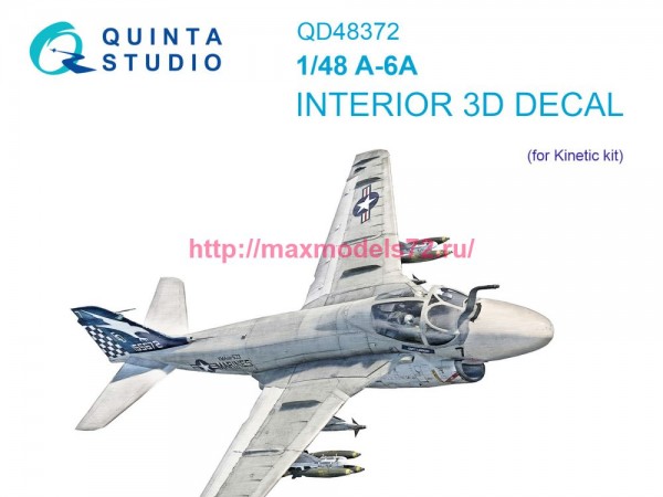 QD48372   3D Декаль интерьера кабины A-6A (Kinetic) (thumb77647)